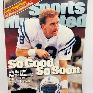Sports Illustrated So Good So Soon November 22, 1999 Peyton Manning NFL Colts